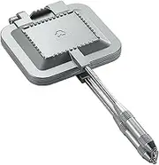 Detachable Handle Grill Tray Sandwich Baking Pan Nonstick Sandwich Maker Frying Pan Double Side Breakfast Clamp Tray