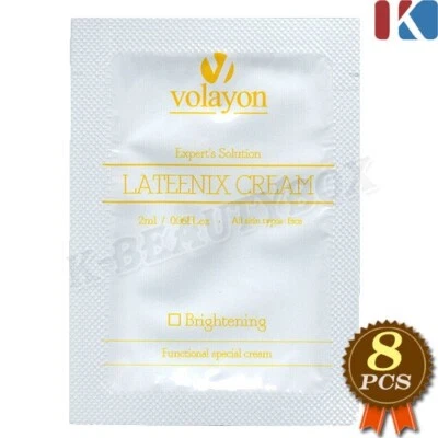 VOLAYON Latinx Cream 2ml x 8pcs Tone Up Cream Whitening Cream Brightening Cream