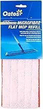 Oates 600MM Microfibre Flat Mop Refill #MF-015 Red 60cm