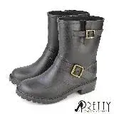 在飛比找遠傳friDay購物優惠-【Pretty】女 雨靴 雨鞋 防水靴 防水鞋 中筒靴 短靴