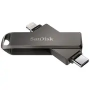 SanDisk 256GB iXpand Luxe Lightning and USB-C Flash Drive