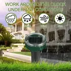 2/4 Pack Solar Power Ultrasonic Mice Gopher Mole Snake Pest Repellent Repeller