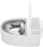 Generic Stylish Wall-Mounted Ashtray Lid Retro Toilet Shape Space-Saving Design for Bathroom Home