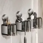 Space Aluminum Suction Cup Electric Toothbrush Holder Bathroom