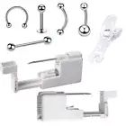 Disposable Piercing Tools,Navel Nail Belly Tongue Eyebrow Lip Ring Piercing Gun