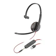 HP Poly Blackwire 3215 Monaural USB-A Headset [80S06AA]