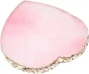 Ipetboom Multi-use Nail Mixing Board Resin Heart Shape Nail Art Tray for Polish Shadow Pigment Display