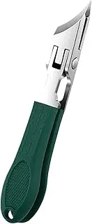 Angled Toenail Clippers | Manicure Scissors - Anti-Splash Stainless Steel Cuticle Remover, Manicure Pedicure Tools for Home and Travel
