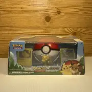 Sealed Pokemon Pikachu & Eevee Poké Ball Collection Box 5x Packs 2018