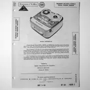 Grundig Majestic Models TK830 TK830E TK830U Tape Deck SAMS Photofact ™ 1959 New