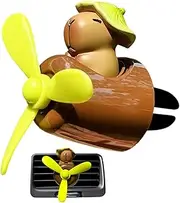 Car Fresheners Long Lasting, Car Air Outlet Fragrance Diffuser With Capybara Pilot Shape, Lasting Long Interior Air Freshener for Sedan Automotive Trailer RV