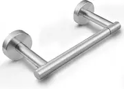 Toilet Paper Holder Brushed Nickel Metal Bathroom Flexible Pivoting Large Tissue Roll Handle on Wall Mounted, SUS 304 Stainless Steel Adjustable Toile