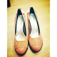 在飛比找蝦皮購物優惠-全新Applenana 粉橘色婚鞋 高跟鞋