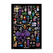 Impact Merch Minecraft Mobbery Wall Room Display Regular Sized Poster 92x61cm