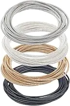 Guitar String Bracelets, Rose Glod Platinum Light Gold Silver Flexible Steel Wire
