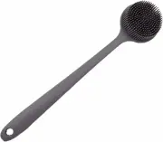 Silicone Body Scrubber, Long Handle Back Scrubber for Shower, Silicone Body B...