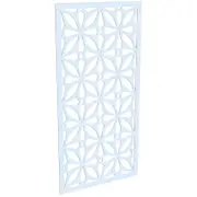 ProtectorAl 300-1200w x 1201-2400h Gloss White/Satin White Morrocco Unframed Composite Deco Panel
