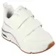 Skechers Arch Fit S Miles [155571WHT] 女 休閒鞋 步行 支撐 魔鬼氈 透氣 白