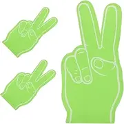 Foam Fingers Foam Hand Held Standing Fan Quiet Liners Electric Fan Cooling Fan Prop Poms Sports Hand Fan Finger Sport Pram Air Fans Cooling for Room Thing Hand Yellow
