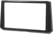 Dry Carbon Fiber Dashboard Touch Screen Bezel Trim, Multimedia Screen Trim Replacement, Dashboard Car Electronics Stylish Decor with Premium Carbon Fiber for GR 2023-2025