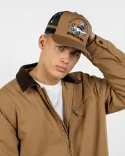 [Ringers Western] Ringers Western Men's Rum Runner Trucker Cap in Clay One Size Clay