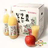在飛比找遠傳friDay購物優惠-【鮮果日誌】日本青森縣100%蘋果汁(6入玻璃瓶裝/1000