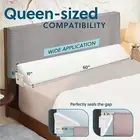 Headboard Wedge Pillow for Headboard Gap with Ultra Soft Cover - Queen Size
