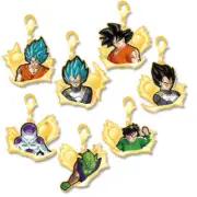 Dragon Ball 'Resurrection F' Limited Edition Swing Keychain Goku Vegeta Frieza
