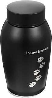 LIGHTAOTAO Stainless Steel Pet Memorial Cinerary Casket Durable Ashes Holder for Dogs Cats Smooth Polishing Design for Commemoration Elegant Memorial Urn for Pet Funeral Remembrance
