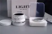 Light Lens Lab Lens 35mm F2 White Chrome for Leica M39 L39 Eight Element In Box