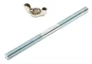 4" Long Universal Air Cleaner Stud and Wing Nut 1/4-20" Thread