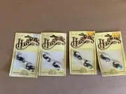 Lot of 4 Houseworks Black S Hooks Miniature Hardware Scale 1” 1102