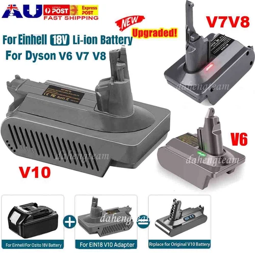 2024 Adapter For Einhel / Ozito Dyson V6 V7 V8 V10 SV12 Battery Convert Adaptor