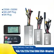 E-bike 36V/48V Controller 15A-30A with Display for 250W-1500W Hub Wheel Motor