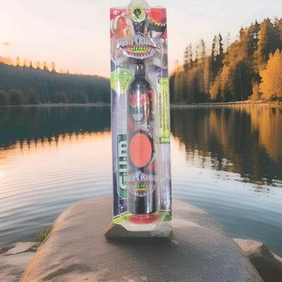 Sunstar 4080R GUM Power Rangers Power Toothbrush, Oscillating Bristle..BLACK/RED