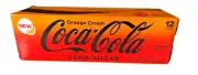 Coca Cola Zero Sugar Orange Cream Cola Soda 12 pack Coke