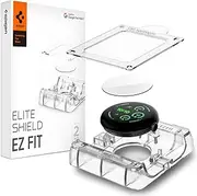 [Spigen] Elite Shield EZ Fit for Google Pixel Watch 3 45mm Screen Protector, Easy Application Auto Alignment Technology Installation Tray, Oleophobic Coating Crystal Clear Slim Film [2-Pack] - Clear
