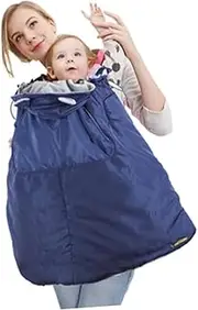 BESTonZON Baby Carrier Wrap Style Windproof Warm Newborn to Toddler Adjustable Baby Carrier for Boys/Girls