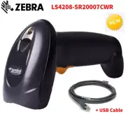 Zebra Symbol LS4208-SR20007CWR 1D Handheld Barcode Scanner With USB Cable