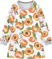 [Caihoyu] Girls' Long-Sleeved Dress Kids Pullover Christmas Outfit, Multicolor11, 3 Years