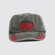 [Kiss Chacey] Descend Cap Washed Black OSFA