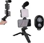 Photo Fill Light Cell Phone Live Video Lighting AY-49 Pocket Fill Light Microphone Handheld LED