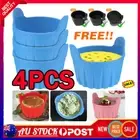 Air Fryer Egg Poacher Silicone Egg Poaching Cups Release Silicone Baking Cups DY