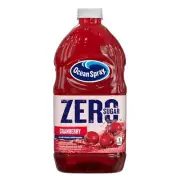 Ocean Spray ZERO Sugar Cranberry Juice Drink, Cranberry Juice Drink Sweetened