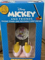 Disney Mickey & Friends phone stand & reusable grip decal spintop NEW! Daisy!