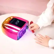 Cordless 96W LED Nail Lamp Light Gel Polish Nail Dryer Wireless Rechargeable US
