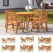 Outdoor Dining Set Outdoor Dining Table and Chairs Solid Wood Acacia vidaXL
