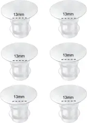 Flange Inserts 13/15/17/19/21Mm 10Pc,Compatible with Medela/Momcozy/Spectra/Youh