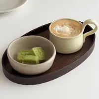 在飛比找ETMall東森購物網優惠-FCMJ 日式實木出餐托盤收納托盤水杯茶壺托盤咖啡廳托盤早餐