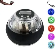 Cura Ball,Curaball Hand Exerciser,Hand Balls Gripping for Women Men,Adjustable Resistance Torque Balls,Gyroscopic Grip Strengthener with Lcd Progress Counter,Auto-Start Gyroscopic Wrist Exercise Ball(